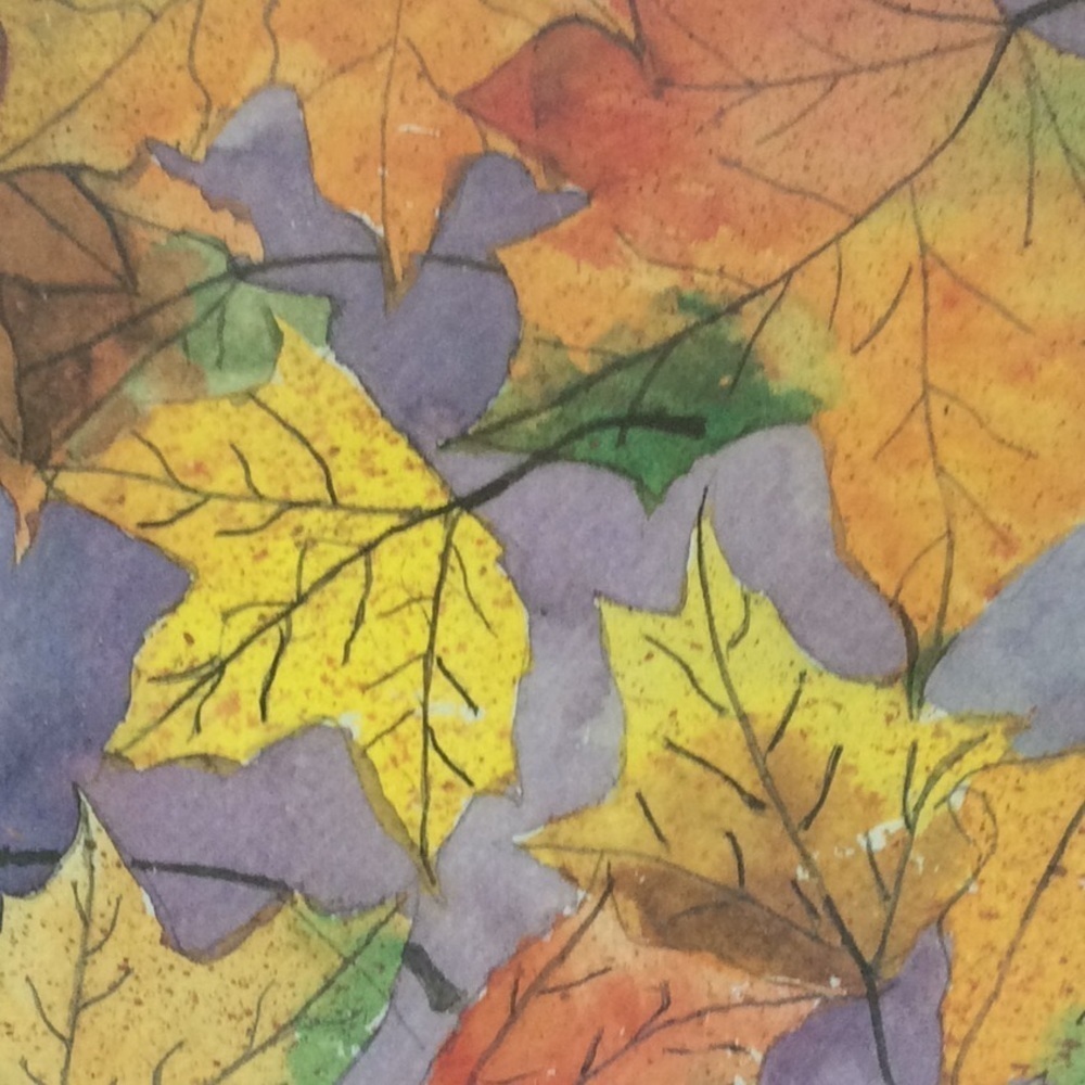 Fall Leaves Print Picture and Frame - Picture 5 of 5